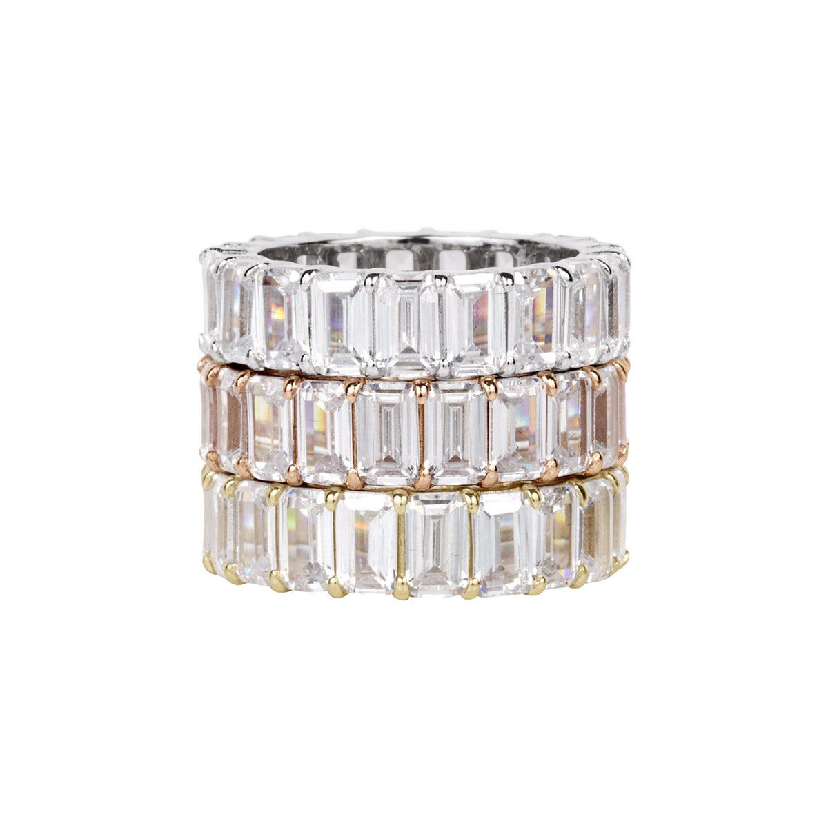 The Eva Band (5 Carat, Claw Prong)