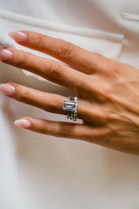 The Tatum Ring (3.5 Carat, Emerald Cut)