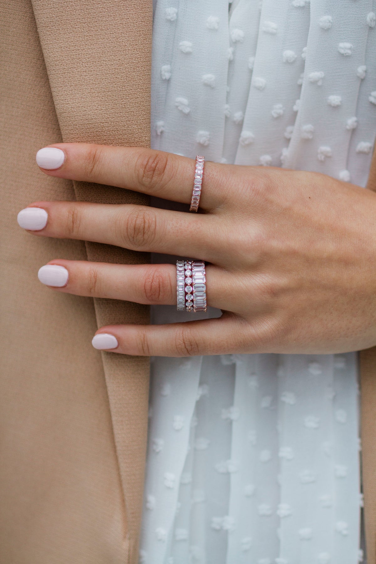 The Eva Band (2 Carat, Claw Prong)
