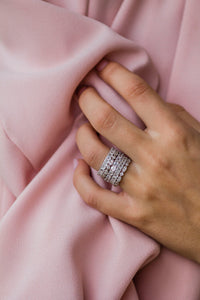 The Eva Band (2 Carat, Claw Prong)
