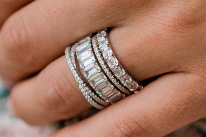 The Eva Band (5 Carat, Claw Prong)