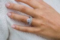 Shown stacked: 2 Carat Emmy Ring // Monte Carlo // 2 Carat Reese // Monte Carlo